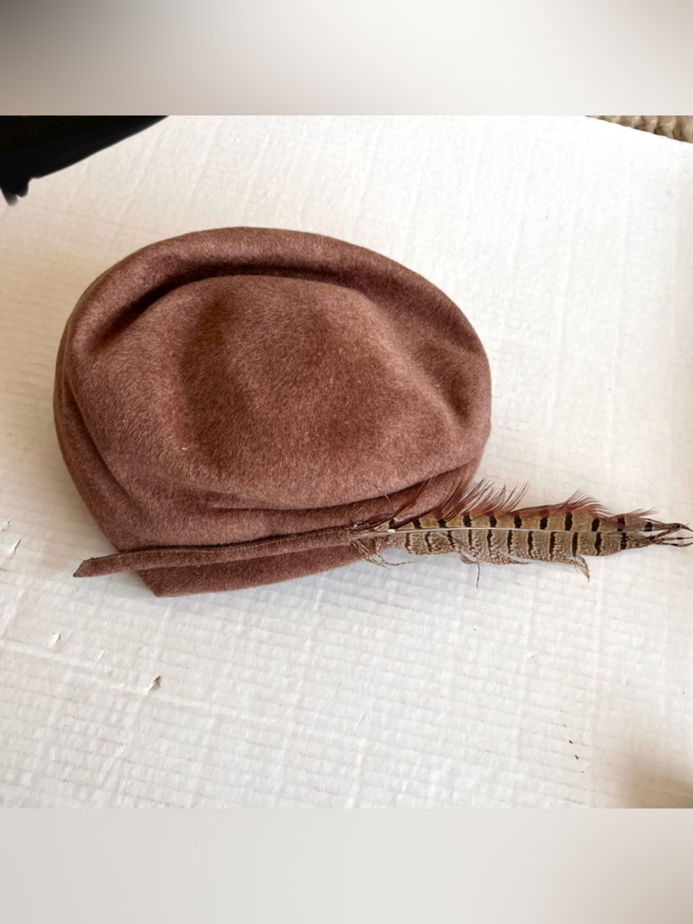 Vintage Original Glenover Henry Pollak Women's Brown Wool Hat